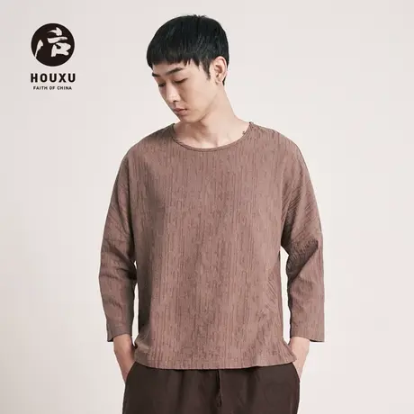 后序新中式国风T恤男短袖宽松圆领夏季原创设计高级感休闲简约TEE图片
