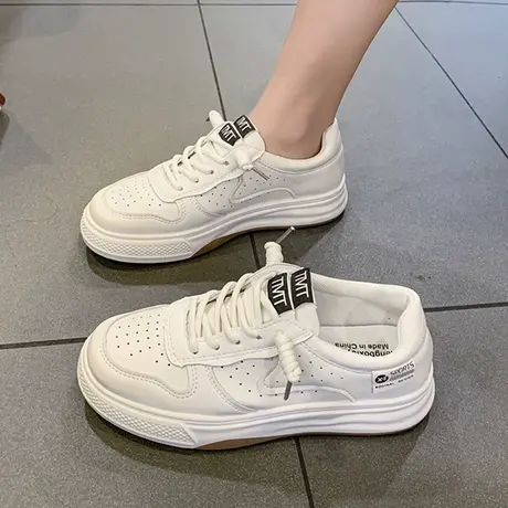 厚底小白鞋女秋季爆款2023年夏款百搭小众休闲老爹运动板鞋ins潮图片