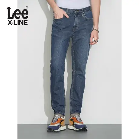 LeeXLINE22秋冬新品731舒适小直脚蓝色男牛仔裤LMB1007315PC00FA0图片