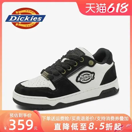 Dickies男鞋2025夏季新款板鞋男款透气薄款黑色男士休闲鞋熊猫鞋商品大图