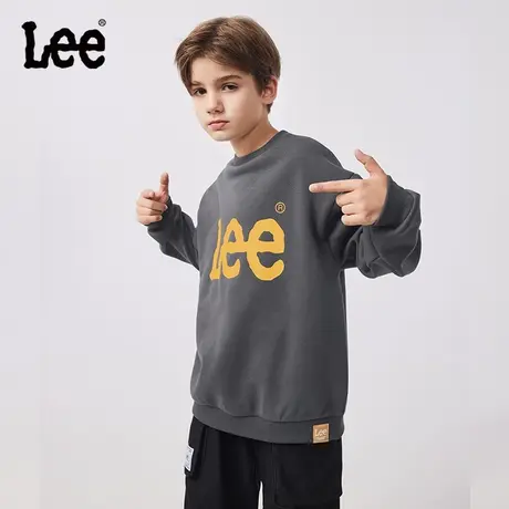 Lee儿童卫衣春季2025新款时尚帅气男孩女童上衣宽松休闲男孩春装图片