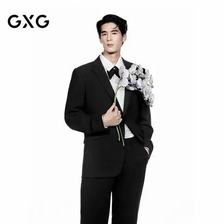 GXG男装  商场同款修身剪裁西装外套2025秋季新品G25X135007图片
