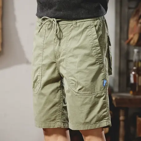 Modi Nick/摩帝尼克男士工装大码薄款短裤薄款宽松五分裤潮流直筒图片