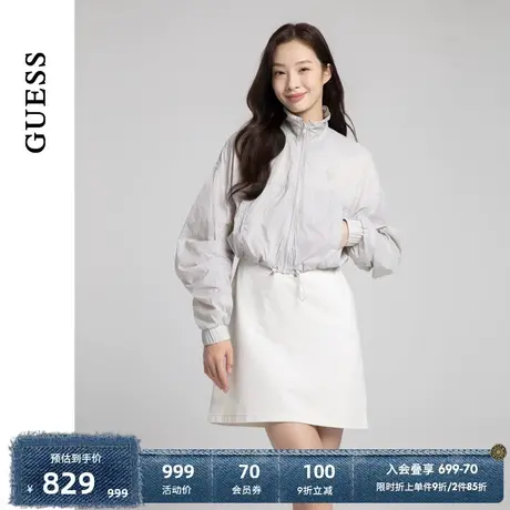 GUESS女士UPF 50+透气轻薄防晒皮肤衣-W4PL25W55R0商品大图