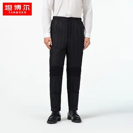 【商场同款】坦博尔男士羽绒裤内胆24新款中老年大码高腰松紧棉裤商品大图