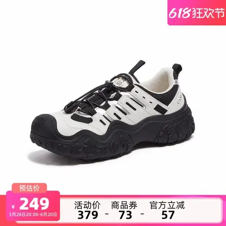 骆驼女鞋2025夏季新款厚底丑萌鞋女老爹鞋户外登山鞋休闲鞋运动鞋商品大图