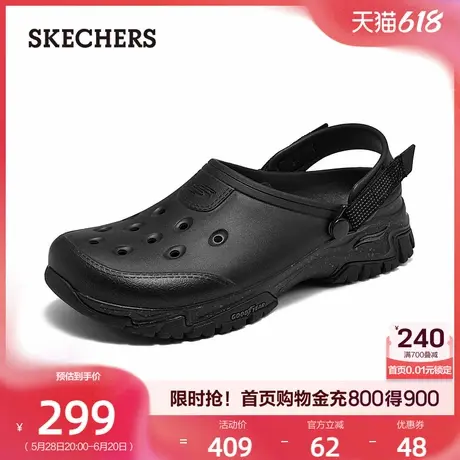 斯凯奇河马泡泡鞋软底洞洞鞋轻便舒适凉鞋休闲沙滩鞋外穿凉拖夏季商品大图