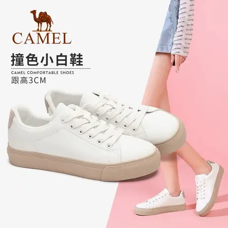 【非卖品】2019秋冬加绒保暖撞色小白鞋女简约休闲鞋学院风百搭平商品大图