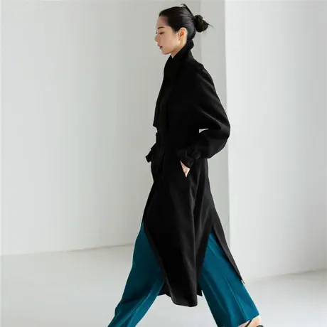 春季新款风衣长款韩版修身系带收腰英伦风休闲宽松气质女士外套潮商品大图