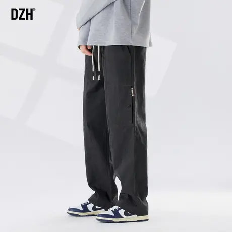 男士休闲裤子男款直筒裤男秋季工装裤2024新款男裤长裤宽松伐木裤商品大图