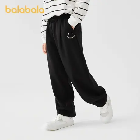 巴拉巴拉男童女童休闲裤大童宽松长裤儿童裤子2024秋装新款童装小商品大图
