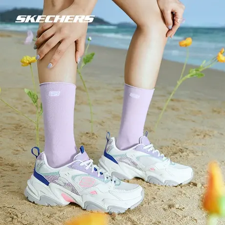 Skechers斯凯奇女鞋官方正品2024新款机甲鞋舒适百搭休闲运动鞋-1商品大图