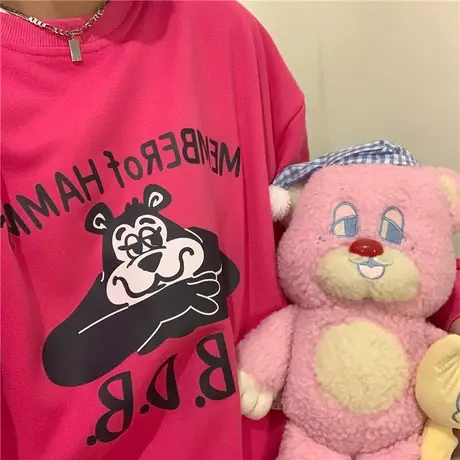 2023秋装新款韩版可爱盐系日系少女宽松圆领薄款卫衣女外套ins潮图片