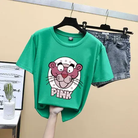 白色t恤女短袖纯棉打底衫百搭ins潮洋气半袖春夏韩版宽松圆领学生商品大图