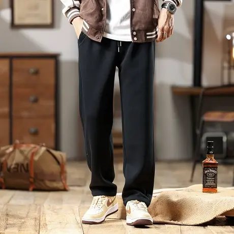 休闲工装裤潮流男款裤子潮牌百搭直筒男士休闲裤户外潮流男款长裤商品大图