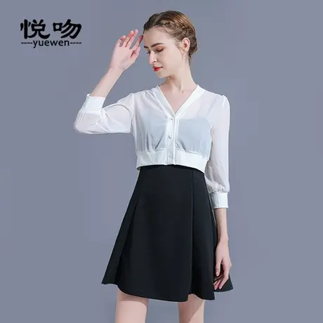 雪纺小披肩女夏百搭短款薄短外套2023新款七分袖防晒开衫裙子外搭图片