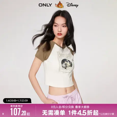 ONLY2023秋季新款迪士尼小鹿斑比DISNEY联名款T恤女商品大图