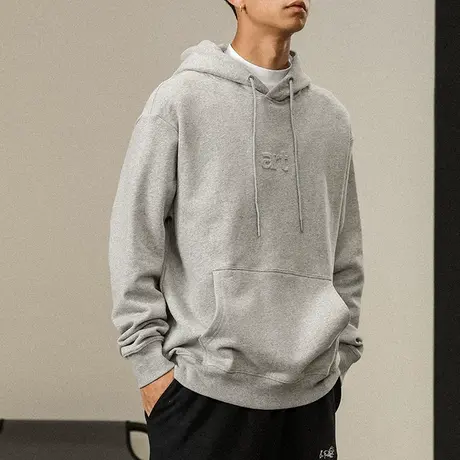 男装抓绒厚款秋季百搭潮流男士春秋卫衣青少年宽松潮牌男装卫衣图片