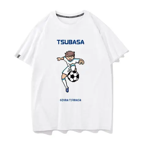 秀洛足球小子周边男士短袖t恤男大空翼南葛翼短袖日向小次郎衣服商品大图