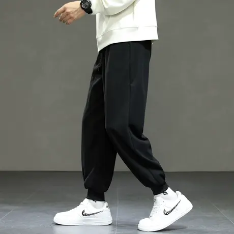 休闲裤男潮牌百搭束脚潮流2023年休闲卫裤痞帅运动男款裤子九分裤商品大图