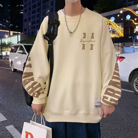 青少年卫衣15岁初高中生大童春秋季学生帅气套头休闲男装2024新款商品大图