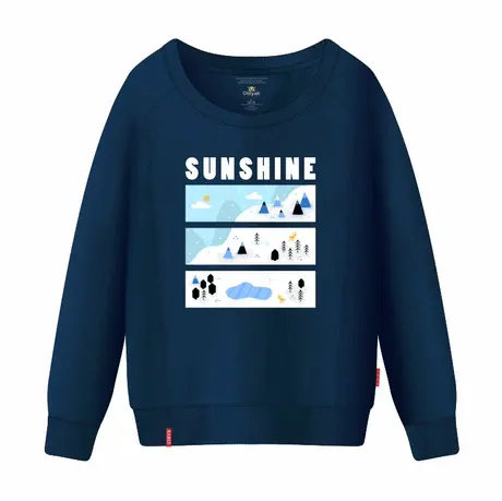 Ohlyah品牌男女装春秋圆领卫衣字母卡通宽松学生上衣大码班服定制商品大图