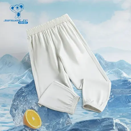 EC真维斯男童 夏季款帅气纯色男童装休闲裤中大童百搭潮流商品大图