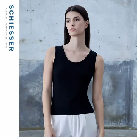 SCHIESSER舒雅欧洲进口女士50S天丝莫代尔贴身打底内衣背心20905V商品大图