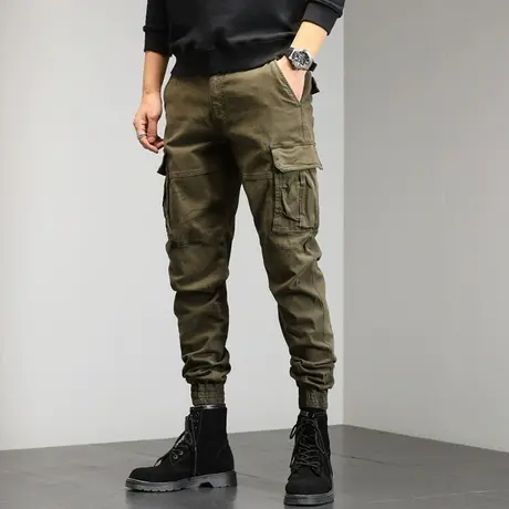 夏季男裤宽松工装裤百搭裤子男款裤子男款潮流高级感休闲裤商品大图