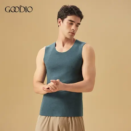 Goodio/歌帝专柜同款爱豆绒保暖背心秋冬季男女士发热马甲商品大图