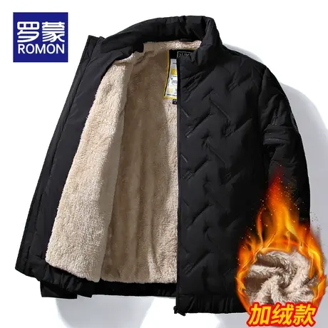 罗蒙保暖棉服男款冬季外套男士加厚冬装棉衣2023新款冬天加绒棉袄图片