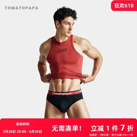 TOMATOPAPA运动背心24夏力量训练健身男子透气吸汗衫无袖青年上衣商品大图