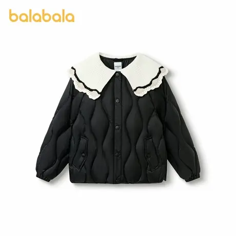 【商场同款】巴拉巴拉童装女童羽绒服2025年新款保暖外套上衣冬季图片