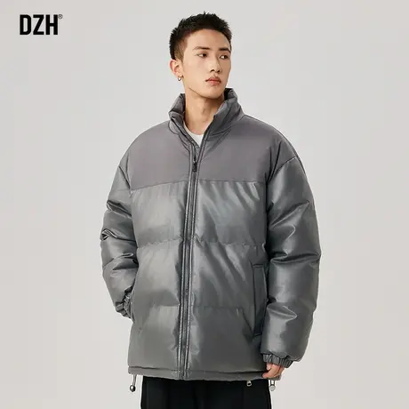 男士美式立领棉服男潮牌冬季加厚2023新款保暖棉衣外套短款面包服商品大图