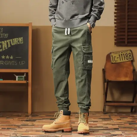 休闲裤男款百搭工装裤子男款秋冬季工装裤时尚潮流宽松百搭工装裤商品大图