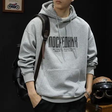 重磅连帽卫衣男春季潮牌2024新款外套秋冬款男款衣服长袖宽松春秋商品大图