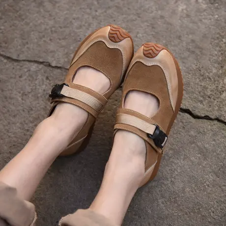 Artmu阿木原创复古阿甘鞋厚底玛丽珍鞋休闲鞋软底鞋2024春季新款商品大图