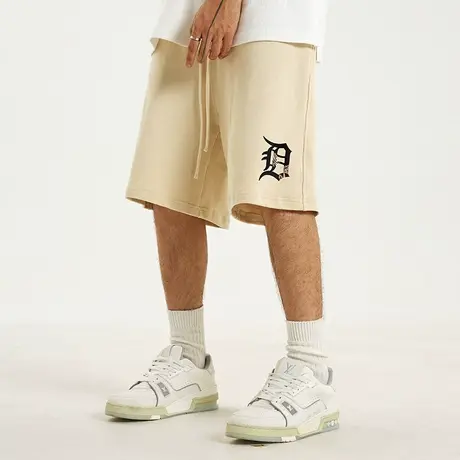 Nuthink美式重磅370g潮牌短裤男潮宽松男士休闲裤夏季运动五分裤商品大图