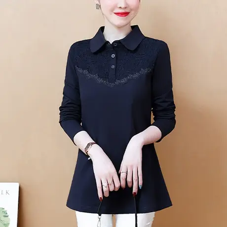 黑色打底衫女春秋冬洋气内搭2023年新款加绒长袖t恤外穿遮肚上衣图片