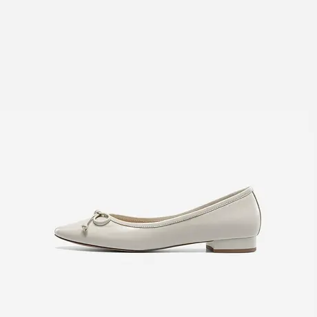 Nine West/玖熙2023年春夏新款单鞋女尖头浅口蝴蝶结低跟女鞋通勤图片