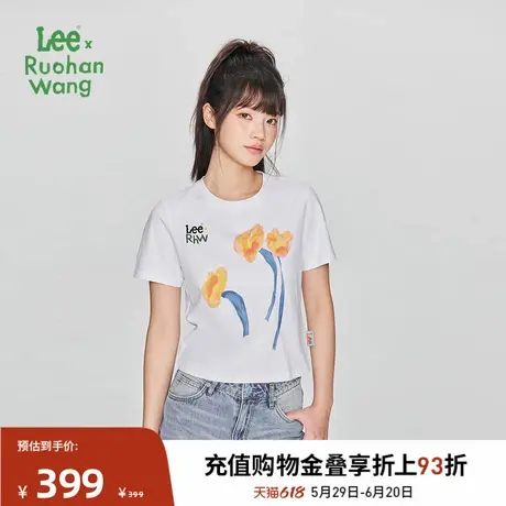 【Lee x Ruohan Wang联名系列】Lee商场款25夏新标准版短款女短T商品大图