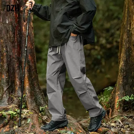 男士美式伞兵裤男秋季工装裤户外冲锋裤2023新款机能裤子休闲百搭商品大图