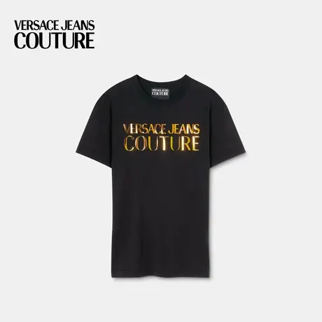 【限时优惠】-VERSACE JEANS COUTURE 男士T恤简约棉质短袖上衣图片