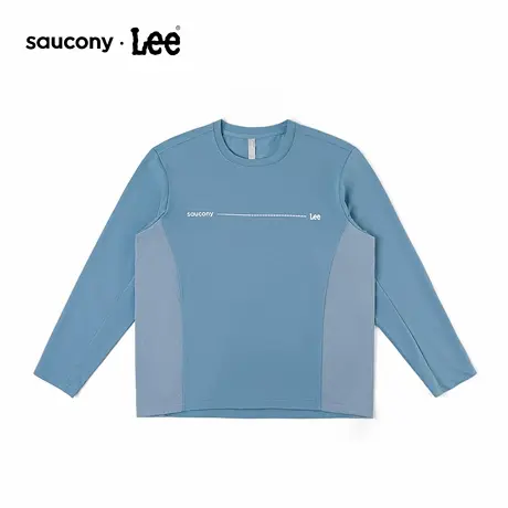 Lee × Saucony联名商场同款25秋冬新舒适版圆领男长袖T恤休闲图片