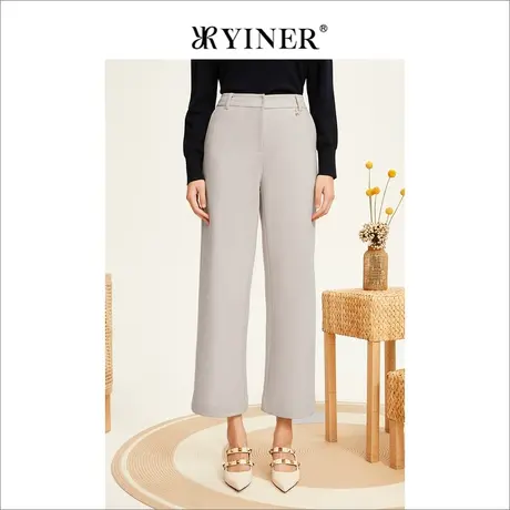 YINER音儿专柜女装2022冬季新款休闲裤8C32520470商品大图