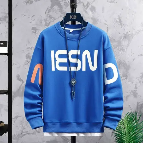 春秋季13青少年圆领卫衣12岁男孩初高中学生14长袖t恤15大童春装商品大图