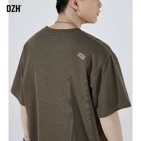 男士刺绣t恤短袖男潮牌潮流男装2023新款衣服情侣装半袖体恤夏季商品大图