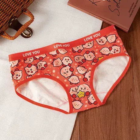 粉红甜心~女士内裤纯棉裆春夏卡通可爱纯欲透气柔软女生三角裤衩商品大图