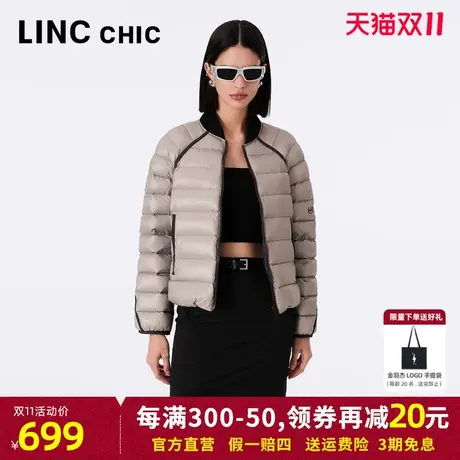 LINCCHIC金羽杰轻薄羽绒服女2023年秋新款机能感超轻便携短款外套商品大图