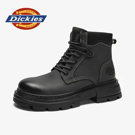 Dickies马丁靴男2024冬季新款靴子男英伦真皮短靴户外潮流工装靴商品大图